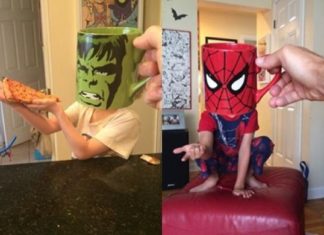 Yaratıcı Babanın Kupalar ile Çocuklarını Süper Kahramanlara Çevirdiği Çalışmalar