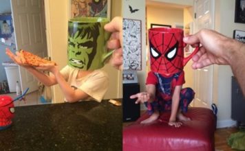 Yaratıcı Babanın Kupalar ile Çocuklarını Süper Kahramanlara Çevirdiği Çalışmalar